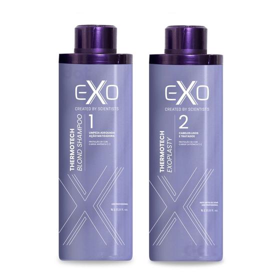 Imagem de Kit Exo Hair Thermotech Exoplastia Capilar Blond 2x1 Litro