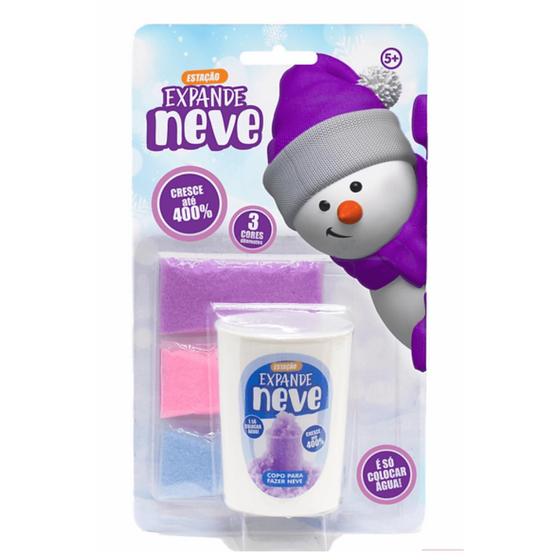 Imagem de Kit Expande Neve Artificial - 3 Cores - Doce Brinquedos