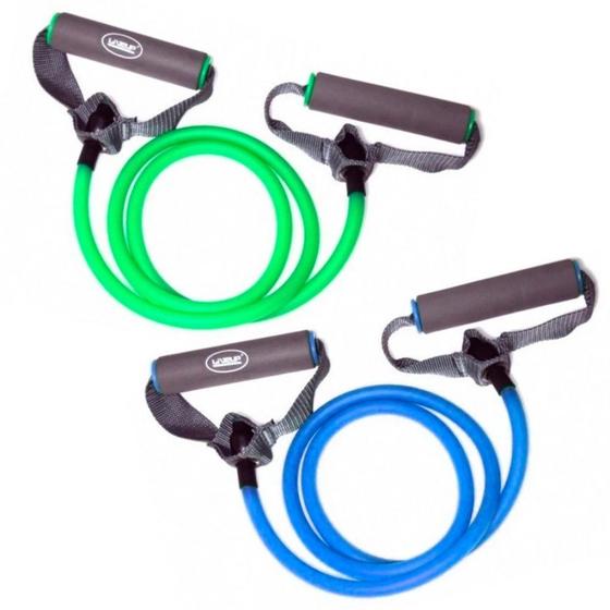 Imagem de Kit Extensor de Uma Via com Tensao Media + Tensao Forte Liveup Liveup Sports