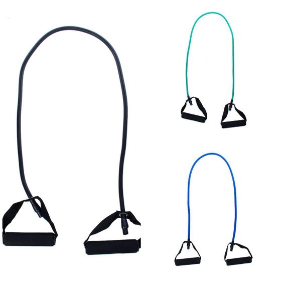 Imagem de Kit Extensor Elástico Exercícios 3 Intensidades Yangfit