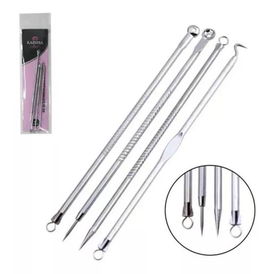 Kit Extrator Removedor Cravo Espinha De Aço Para Cuidados Menor preço em Kit Extrator Removedor Cravo Espinha De Aço Para Cuidados