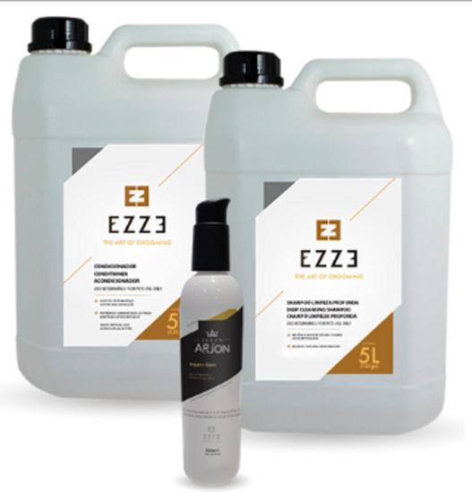 Imagem de Kit ezze shampoo limpeza profunda  + condicionador + serum