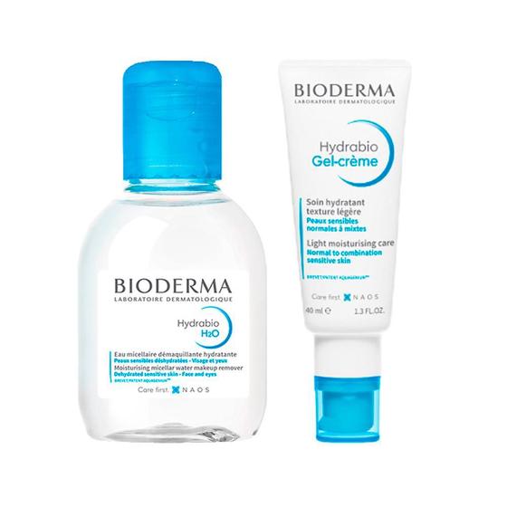 Imagem de Kit Facial Bioderma Hydrabio - Água Micelar 100 ml e Gel Creme 40 ml