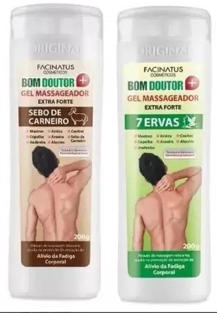 Imagem de Kit Facinatus - Sebo De Carneiro + 7 Ervas Gel Para Dor Bom Doutor