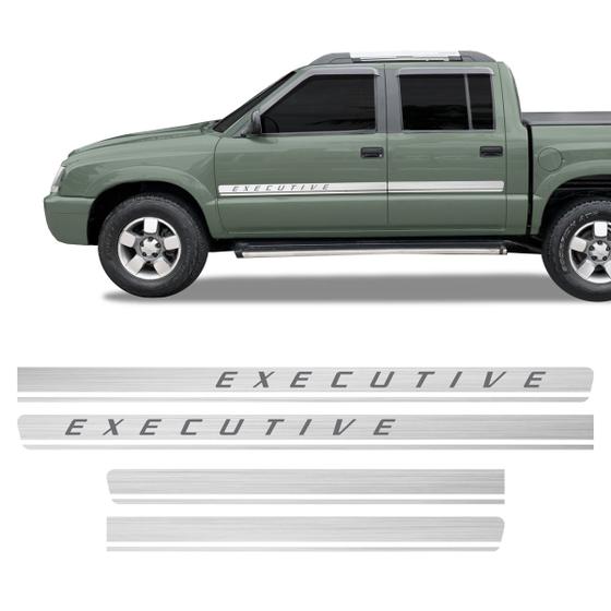 Imagem de Kit Faixa Executive S10 Blazer 2009 A 2011 Adesivo Lateral