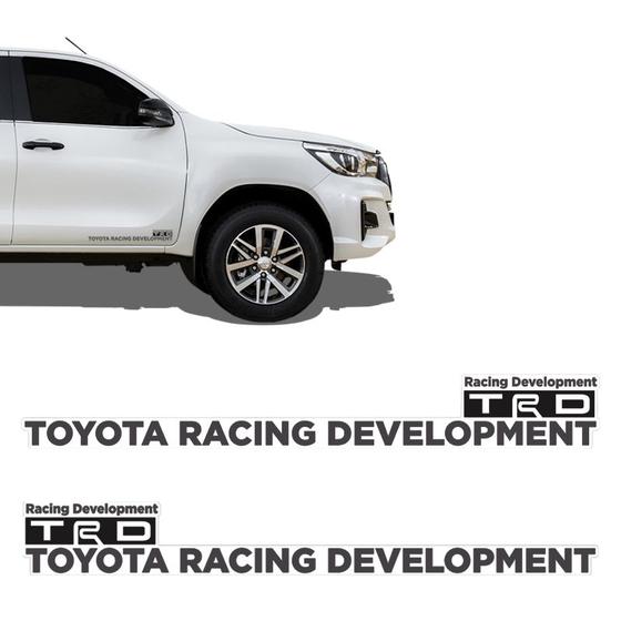 Imagem de Kit Faixa Toyota Hilux Racing Development Grafite