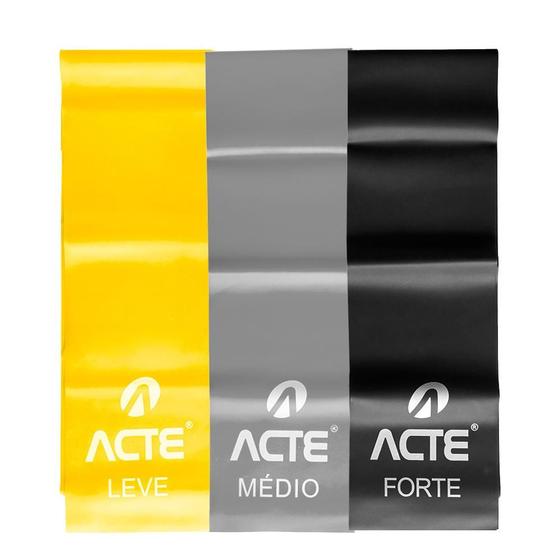 Imagem de Kit Faixas Elásticas Band TPE T13-A 3 intensidades Acte