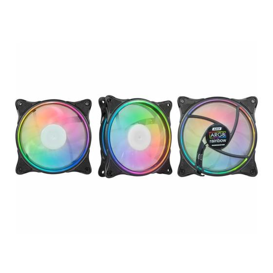 Imagem de Kit Fan Cooler K-mex ARGB - AASA cooler 120mm