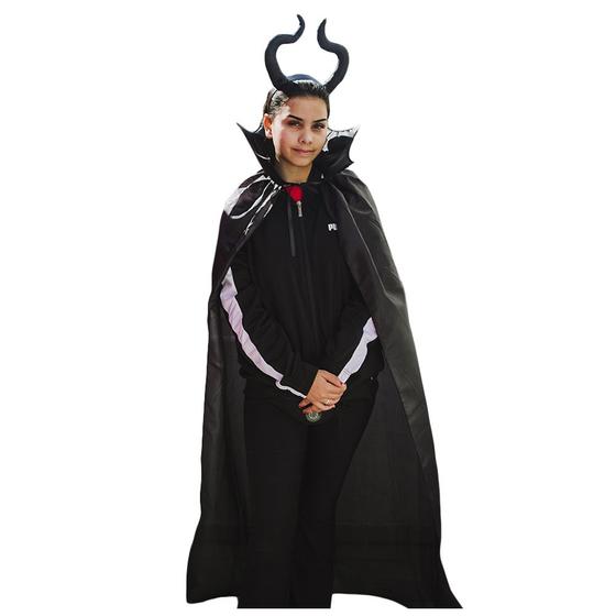 Imagem de Kit Fantasia Malévola Adulto com Capa e Tiara