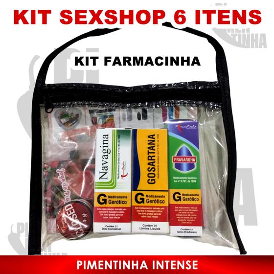Imagem de Kit Farmacinha Sex Shop Erótico Adultos 7 Itens Revenda
