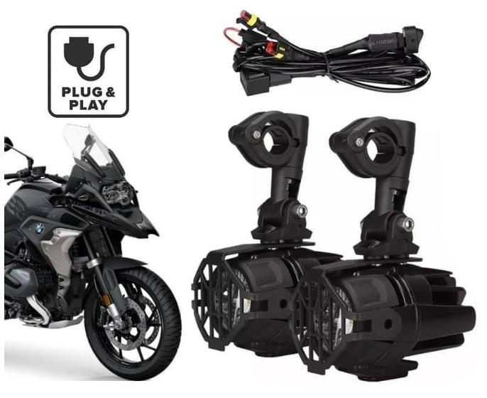 Imagem de Kit faróis auxiliares de neblina completo Bmw 1250GS