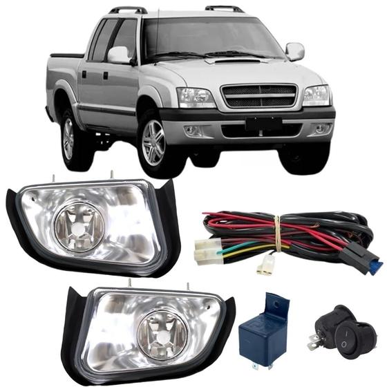 Imagem de Kit farol auxiliar chevrolet blazer pitbull 2001 a 2011