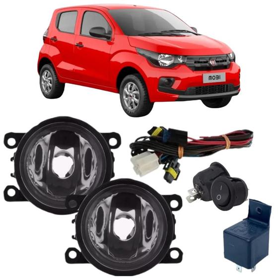 Imagem de KIT Farol Auxiliar Fiat Mobi 2016 a 2022