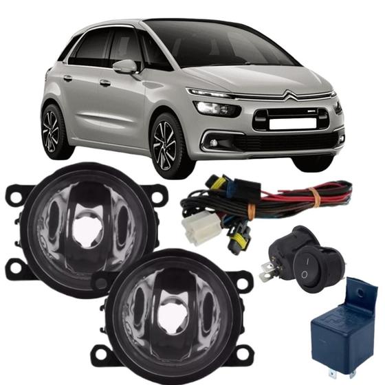 Imagem de Kit Farol Auxiliar Milha CITROEN C4 PICASSO 2007 ate 2013