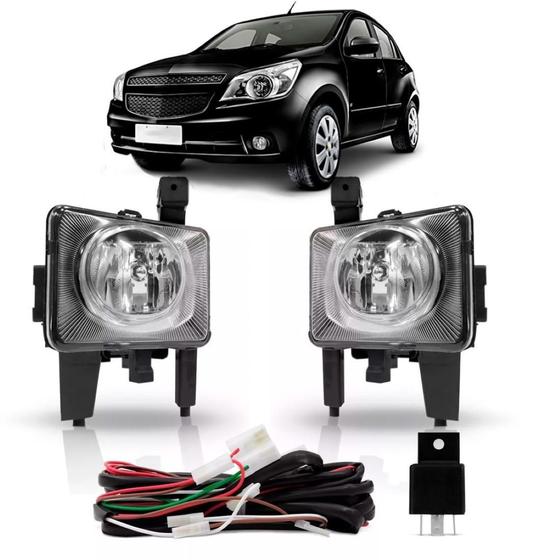 Imagem de Kit Farol Auxiliar Milha Gm Vectra Agile Montana