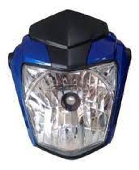 Imagem de Kit farol/caren/lat.compat. tit160 azul plasmoto.