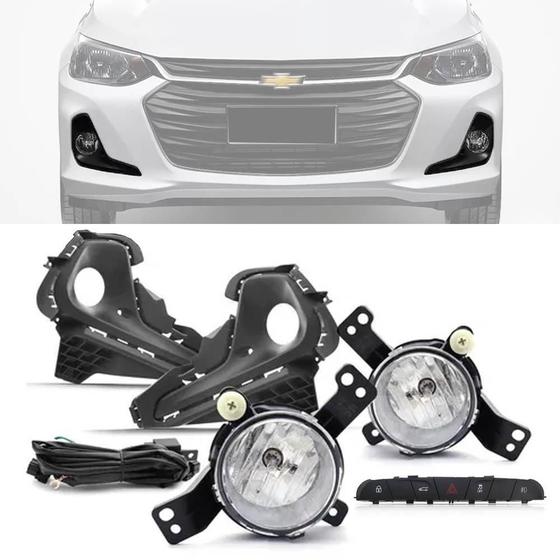 Imagem de Kit Farol De Milha Chevrolet Onix E Onix Plus Sedan 2020...