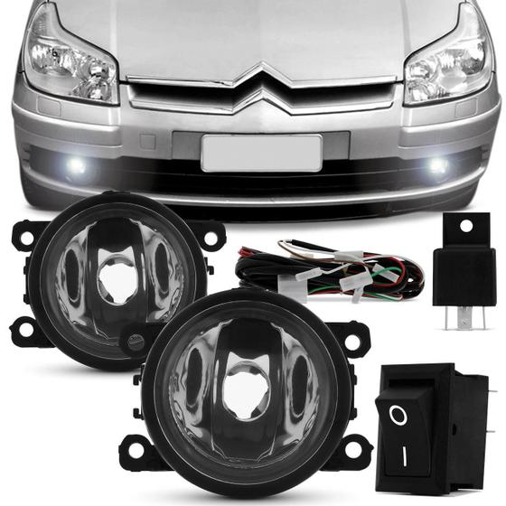 Kit Farol de Milha Citroen C5 05 06 07 Botão Interruptor Menor preço em Kit Farol de Milha Citroen C5 05 06 07 Botão Interruptor