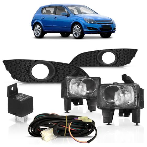 Imagem de Kit Farol de Milha Com Moldura Vectra 2009 A 2011 Botão Universal