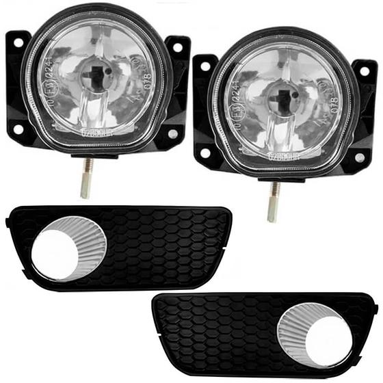 Imagem de Kit Farol de Milha Fiat Strada 2006 a 2012 Auxiliar Neblina Orgus