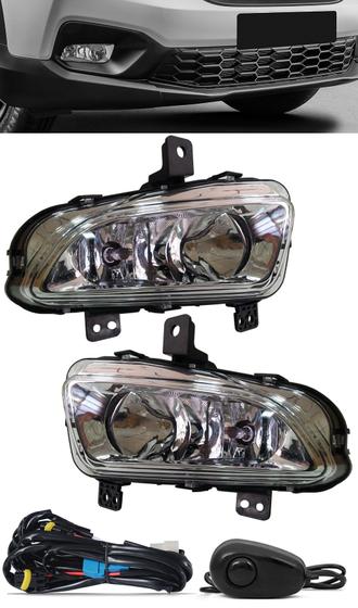 Kit Farol de Milha Fiat Strada Cabine Simples e Dupla 2020 2021 2022 Botão Alternativo Menor preço em Kit Farol de Milha Fiat Strada Cabine Simples e Dupla 2020 2021 2022 Botão Alternativo