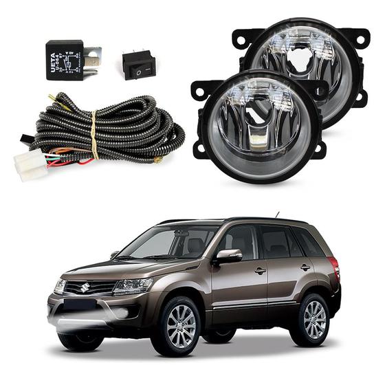 Imagem de Kit Farol de Milha Grand Vitara 2008 a 2012 Auxiliar Neblina