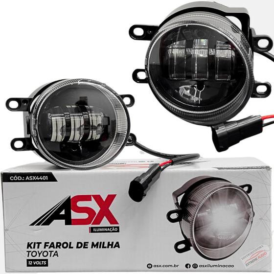 Imagem de Kit Farol De Milha Led Toyota Corola Yaris Hilux Asx 6000K