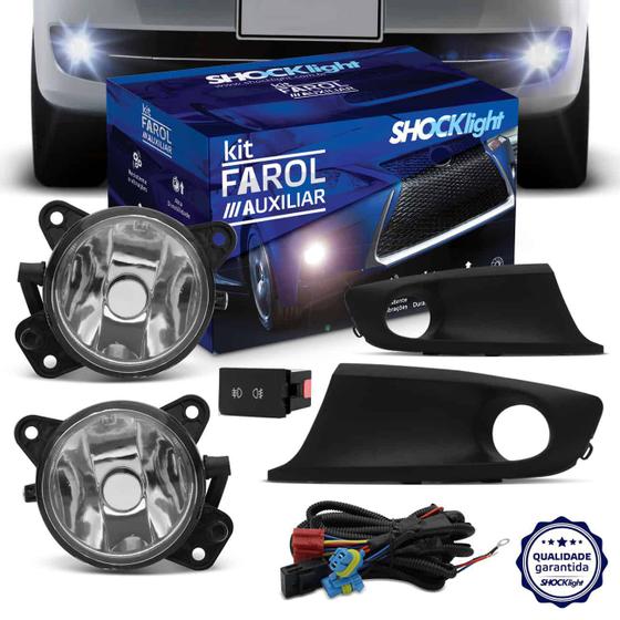 Kit Farol Milha Fox Spacefox Auxiliar Neblina