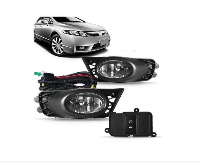 Imagem de Kit Farol Milha Honda Civic 2009 2010 2011