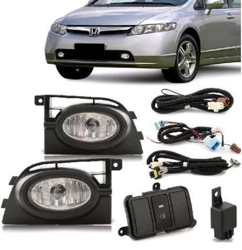 Imagem de Kit Farol Milha Neblina New Civic 06 07 08 Modelo Original