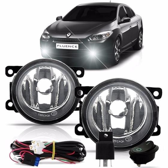 Imagem de Kit Farol Milha Neblina Renault Fluence 2011 2012 2013