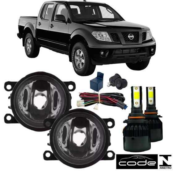 Imagem de KIT FAROL MILHA Nissan Frontier 2007 a 2015 Super  Led