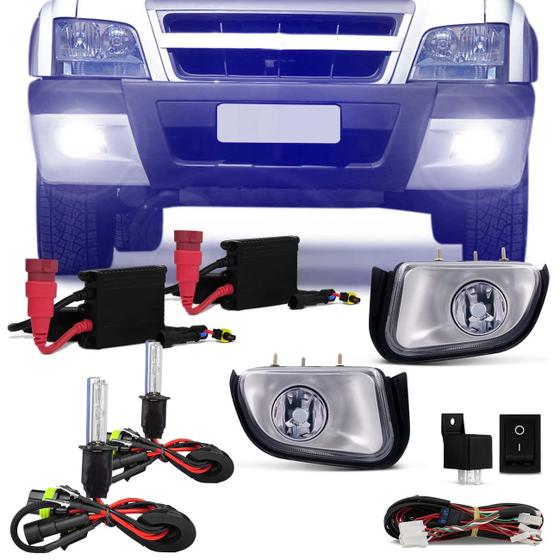 Kit Farol Milha S10 Blazer 2001 a 2011 + Kit Xênon 8000K Menor preço em Kit Farol Milha S10 Blazer 2001 a 2011 + Kit Xênon 8000K