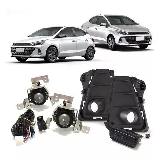 Kit Farol Neblina Milha HB20 2023 2024 Botão modelo original Menor preço em Kit Farol Neblina Milha HB20 2023 2024 Botão modelo original