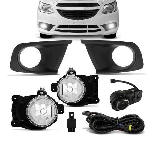 Imagem de Kit Farol Neblina Milha Onix Prisma LS LT 2014 até 2016