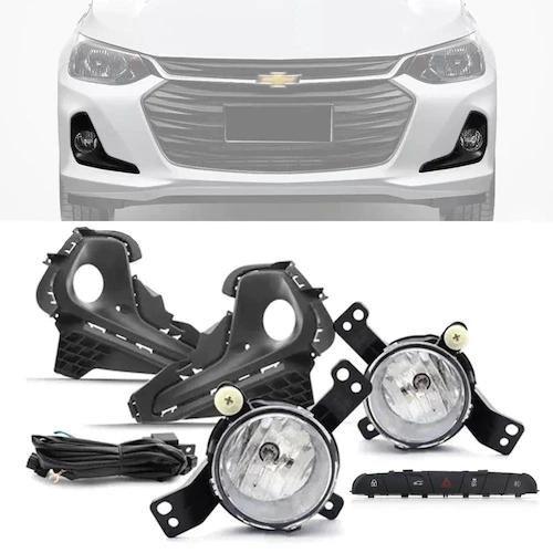 Imagem de Kit Farol Neblina Milha Onix Turbo Onix Plus 2020 em diante Botão Original