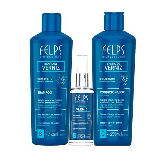 Imagem de Kit Felps Shampoo, Condicionador E Sérum Condicionante