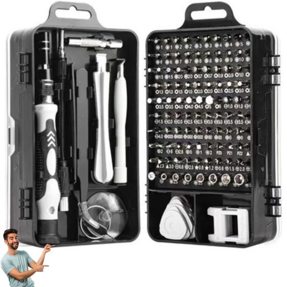 Imagem de Kit Ferramenta 115 Chaves Precisão Celular Notebook Tablet PC