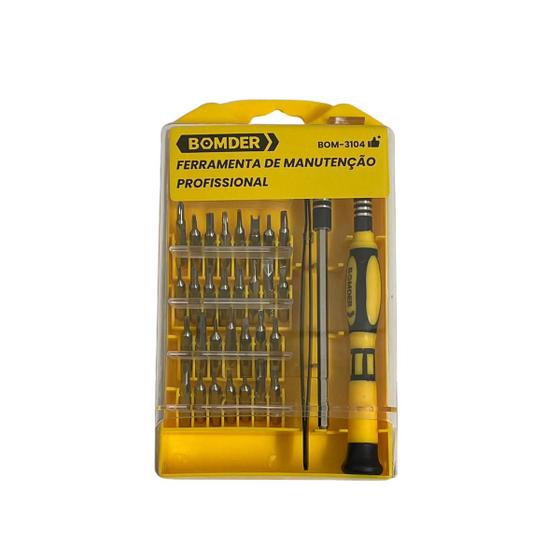 Kit Ferramenta Chaves De Fenda Precisão Phillips Estrela Torx Allen Para Manutenção Celular Óculos Relógio 32Em1 Profissional Menor preço em Kit Ferramenta Chaves De Fenda Precisão Phillips Estrela Torx Allen Para Manutenção Celular Óculos Relógio 32Em1 Profissional