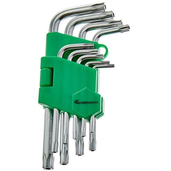 Imagem de Kit Ferramenta Jogo De 9 Chave Hexalobular Pra Mecanico