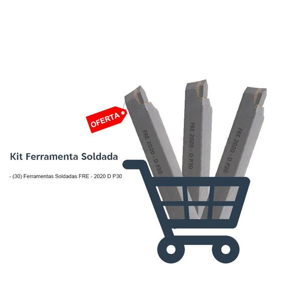 Imagem de Kit Ferramenta Soldada FRE - Med. 2020 D P30 - 30 Peças
