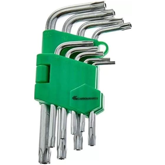 Imagem de Kit Ferramenta T10 Até T50 Com 9 Peças