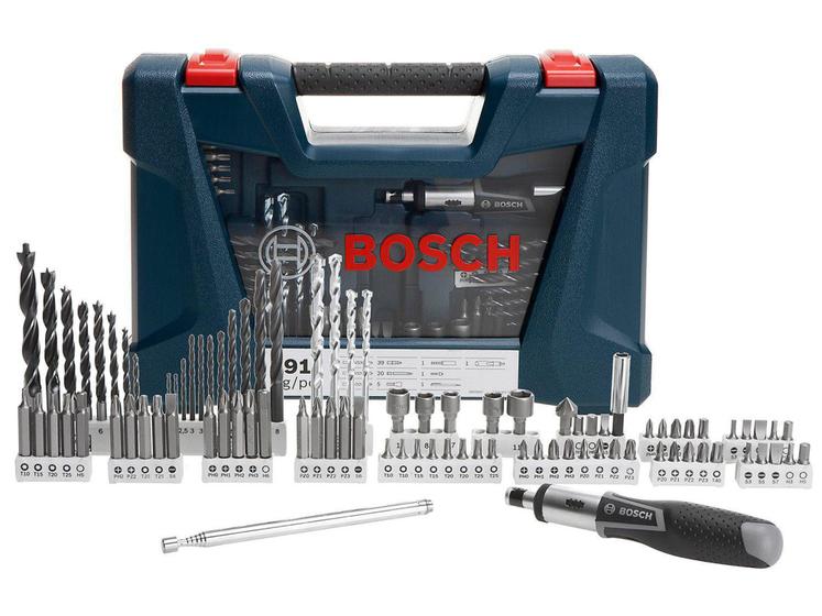 Imagem de Kit Ferramentas Bosch 91 Peças V-Line - com Maleta