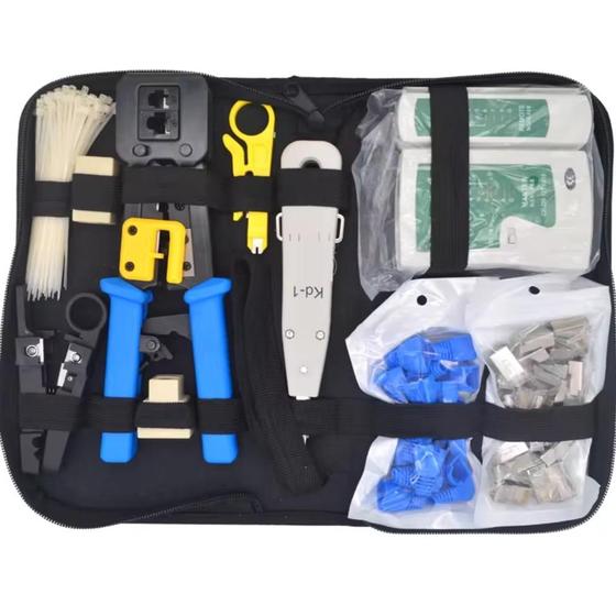 Imagem de Kit Ferramentas Prof.Manutenção Rede Ethernet EZ Criper