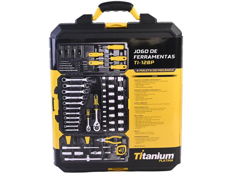 Kit Ferramentas Titanium Platina 128 Peças