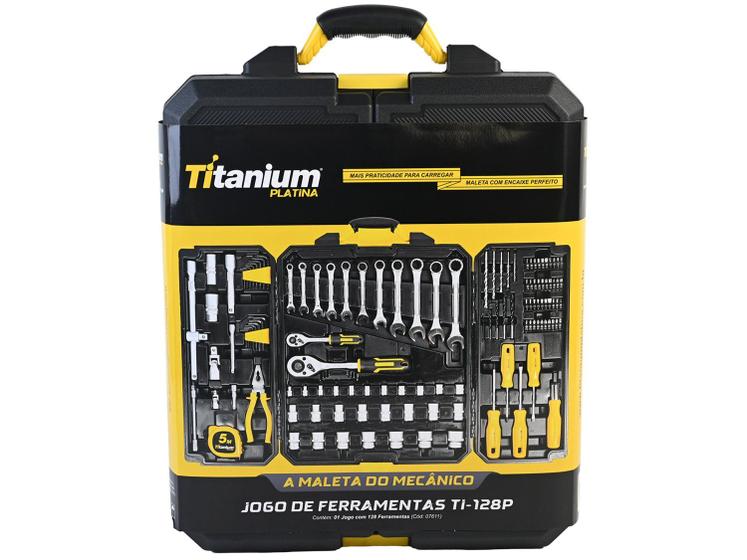 Kit Ferramentas Titanium Platina 128 Peças