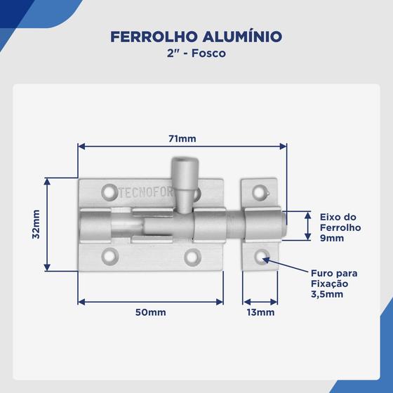 Imagem de Kit Ferrolho 2 Preto para Porta, Banheiro e Gás  2 Peças com Excelente Acabamento