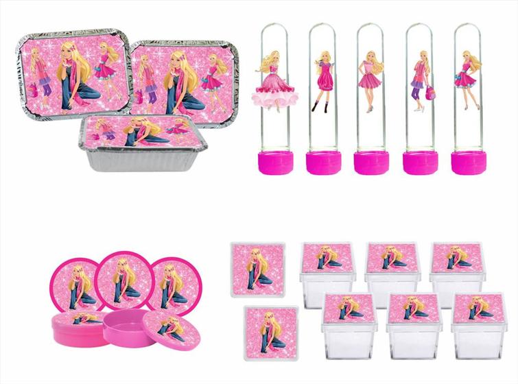 Imagem de Kit Festa Barbie 40 peças (10 pessoas)