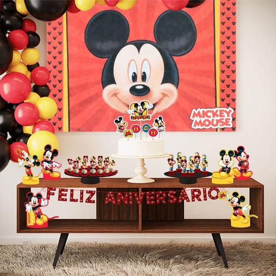 Imagem de Kit Festa Fácil Mickey Decoração De Festa Aniversário Completo