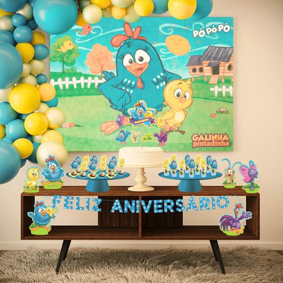 Imagem de Kit Festa Galinha Pintadinha Decoração De Aniversário